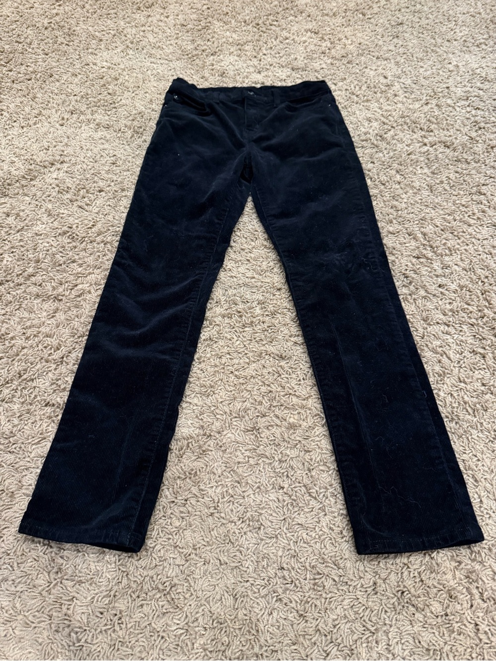 Youth black corduroy pants